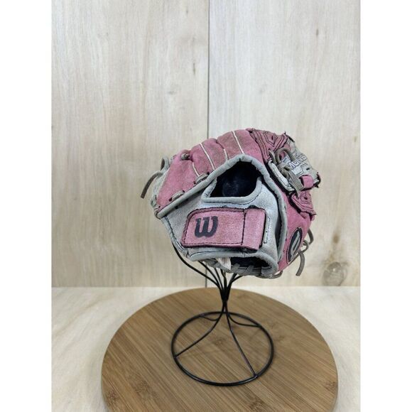 Wilson A440 Series Pink Leather Youth Fastpitch Glove Mitt 10" - Picture 2 of 6